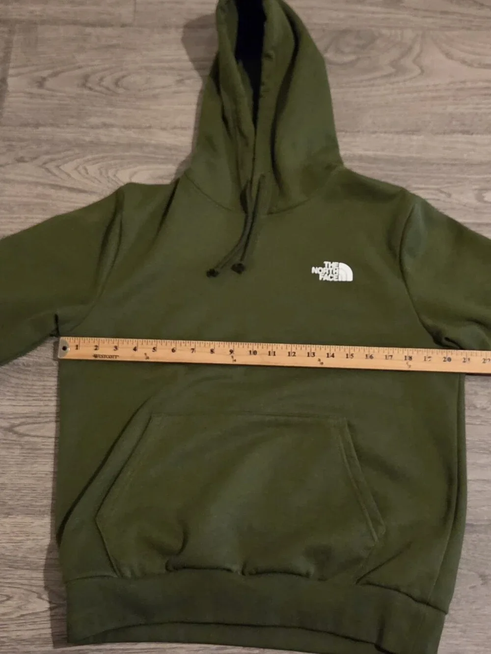 The North Face Evolution Box NSE Hoodie - Olive Green - Men's Size Small